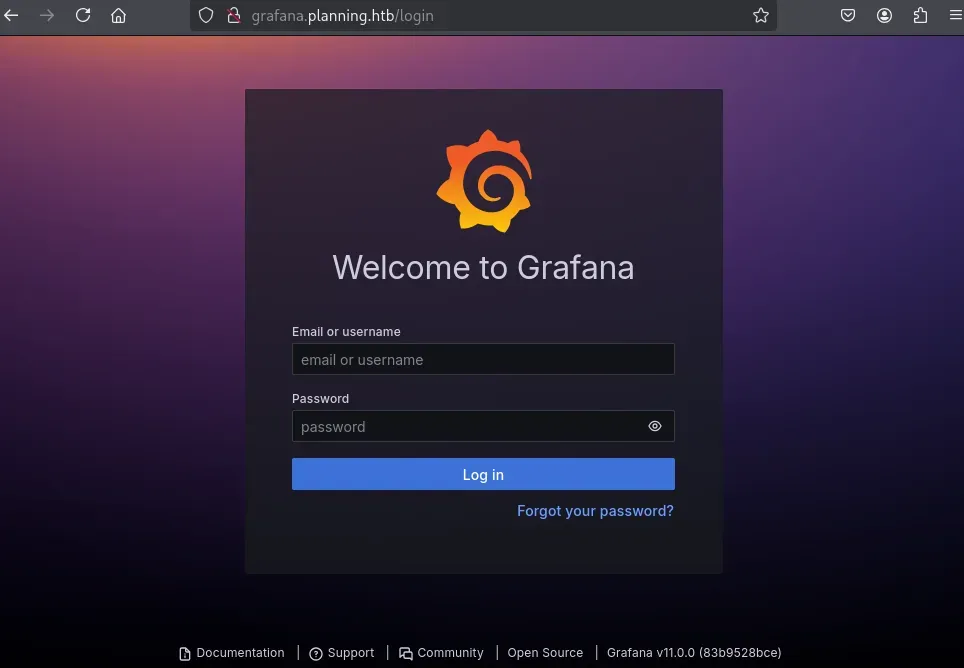 HackTheBox Labs Writeup - Planning