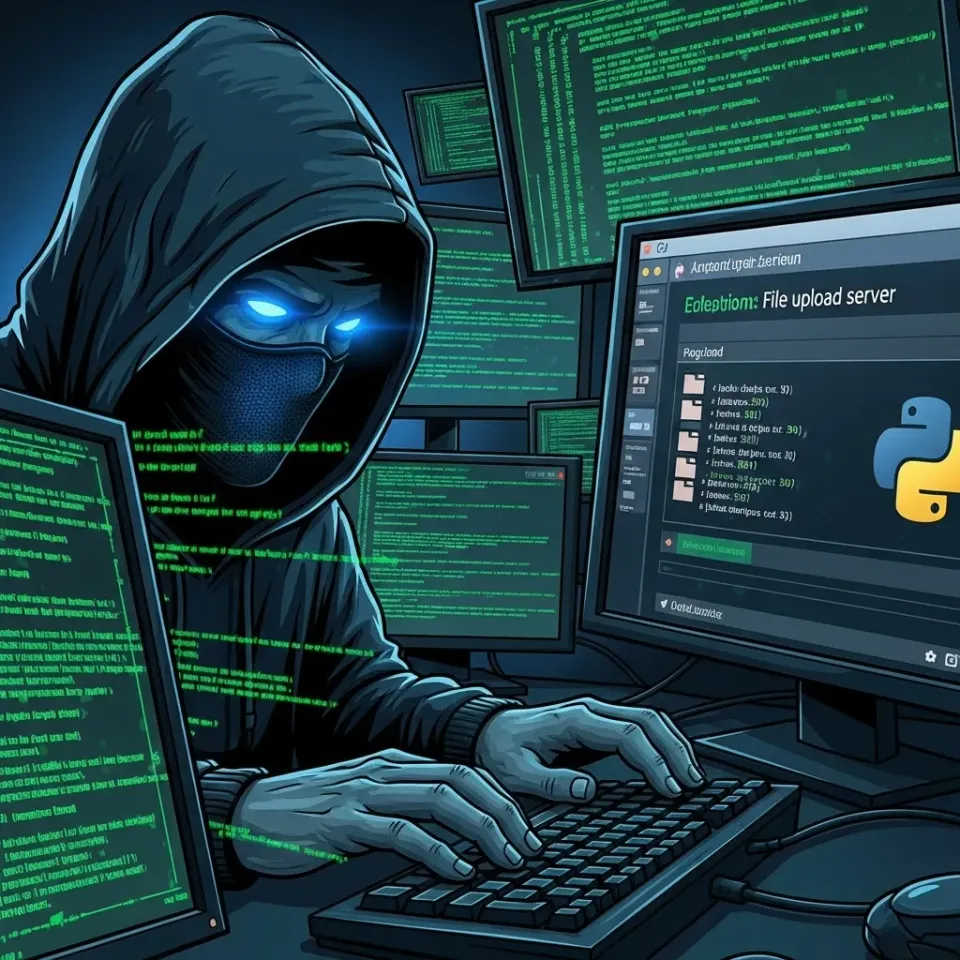 간단한 파이썬 파일 업로드 서버 사용법